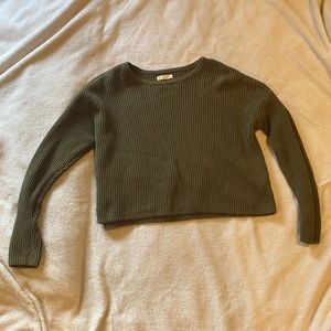 Olive green sweater